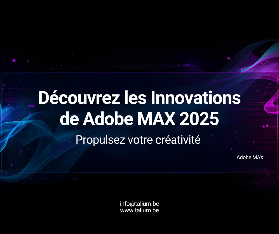 Adobe Max 2025 nouveautés