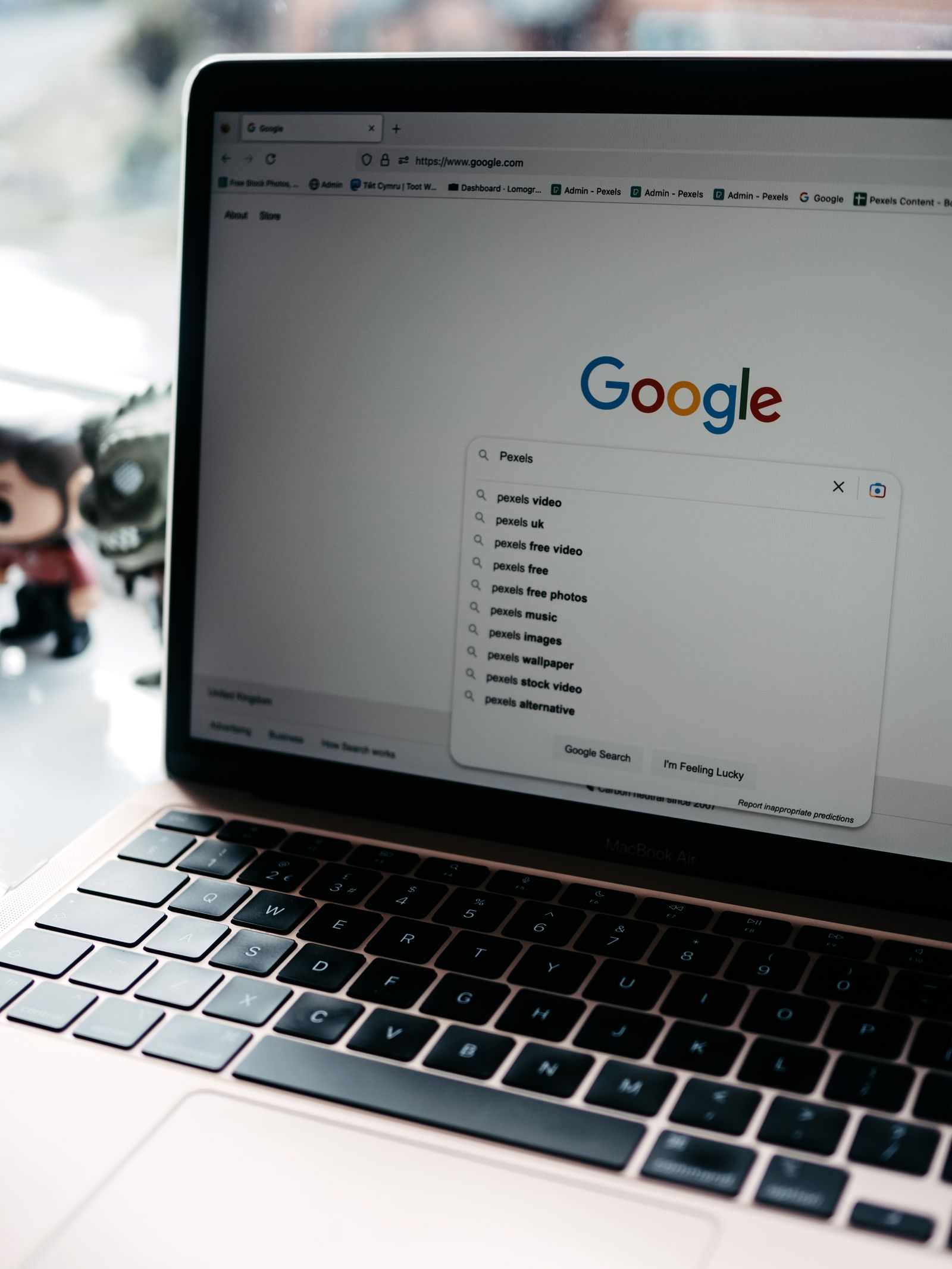 Recherche sur Google depuis un ordinateur portable