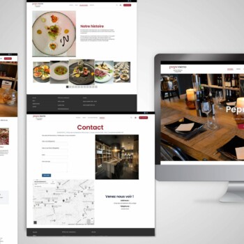 Maquette site web Pepenero