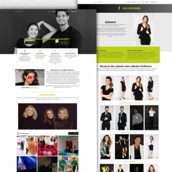 Maquette site web Exception 2