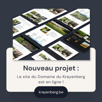 Nouveau site Krayenberg.be